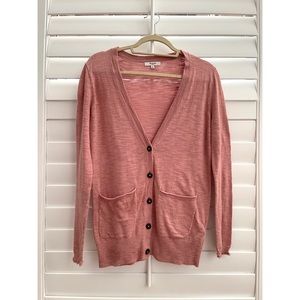 Madewell Dusty Rose Cardigan